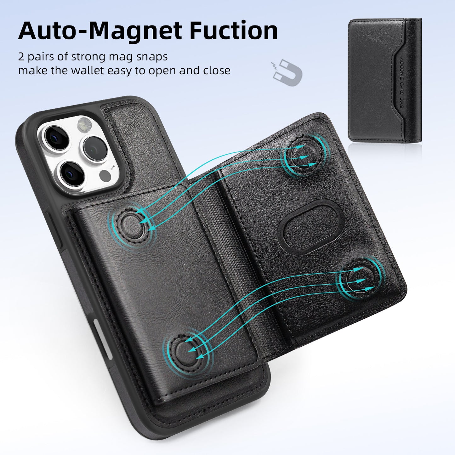 Magnetic Case + Wallet